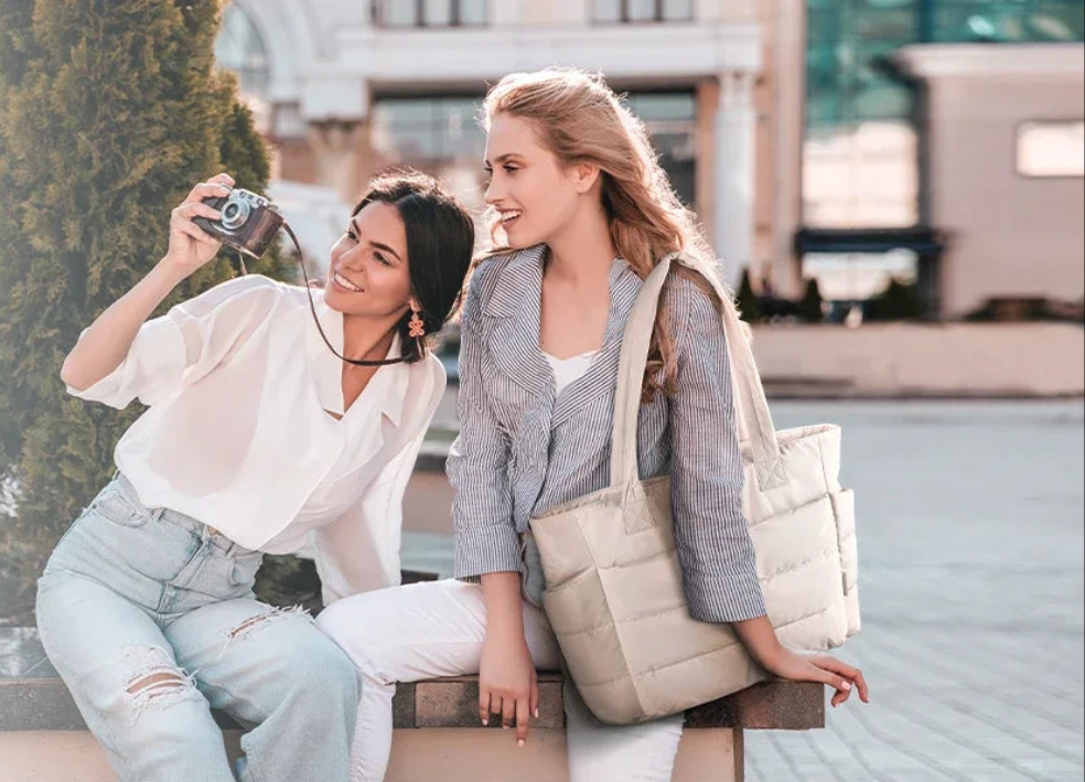 Elena Handtasche Leichte Flauschige Tote Bag