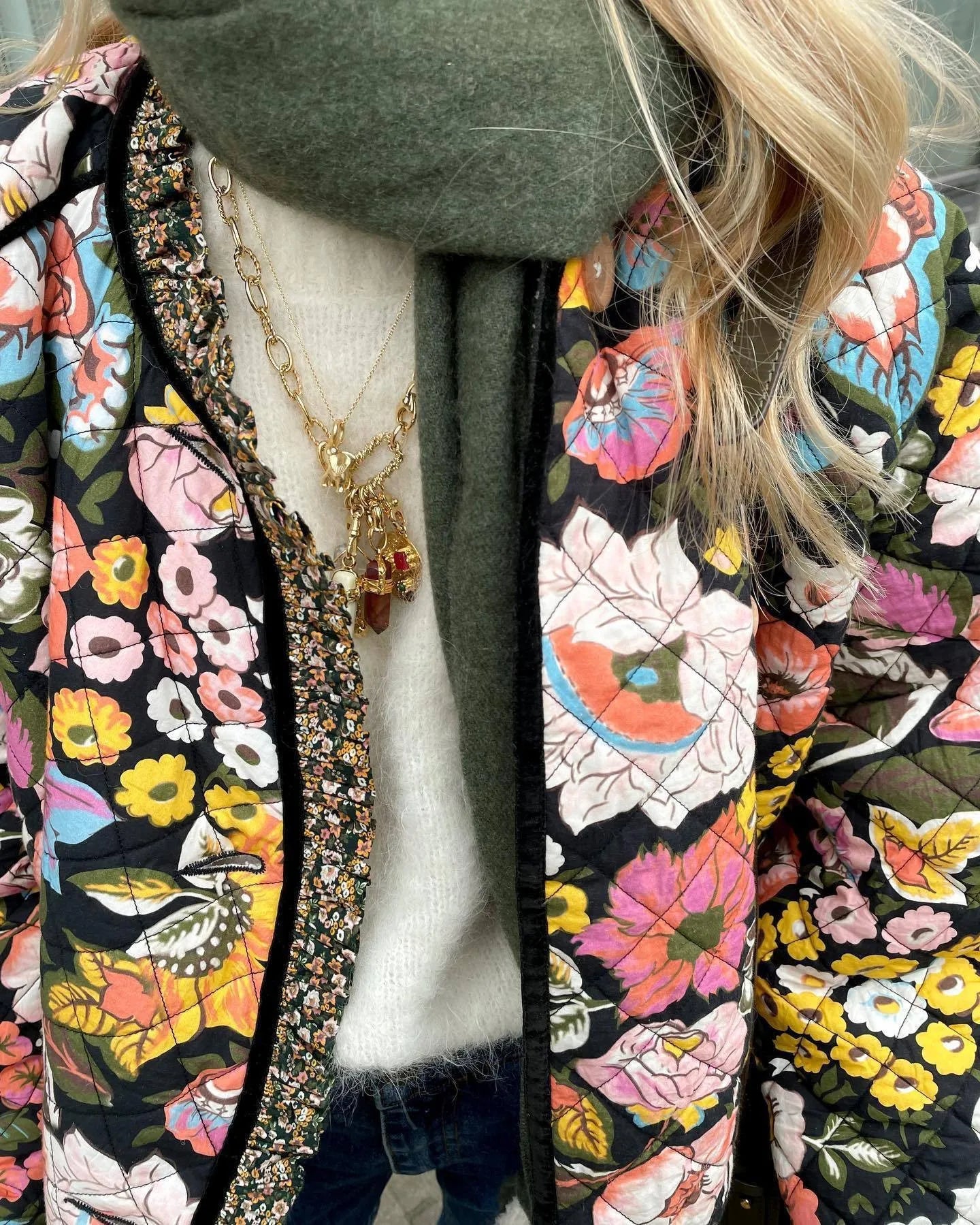Lori Übergangsjacke mit Blumenprint