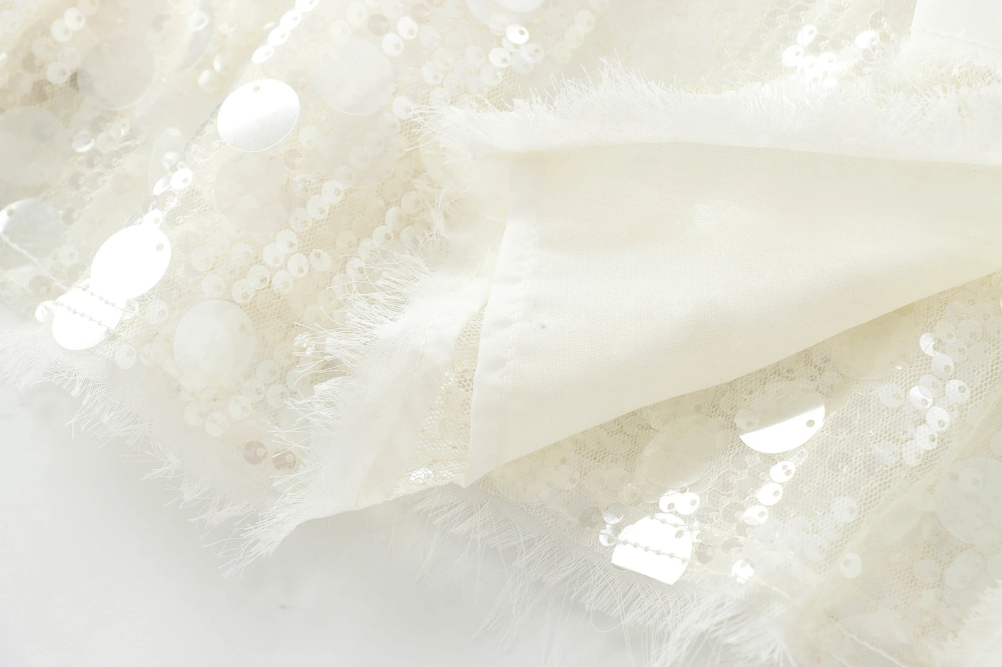 Glamour Pailletten-Wickelcardigan – Festlicher Party Look