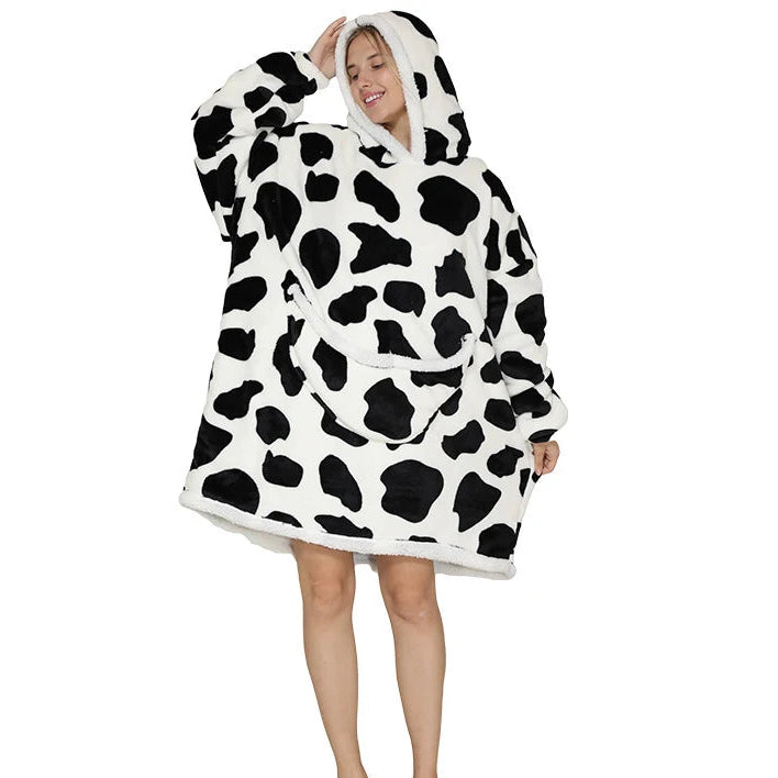 Unisex Kuschel-Hoodie Decke – Oversized & Superweich