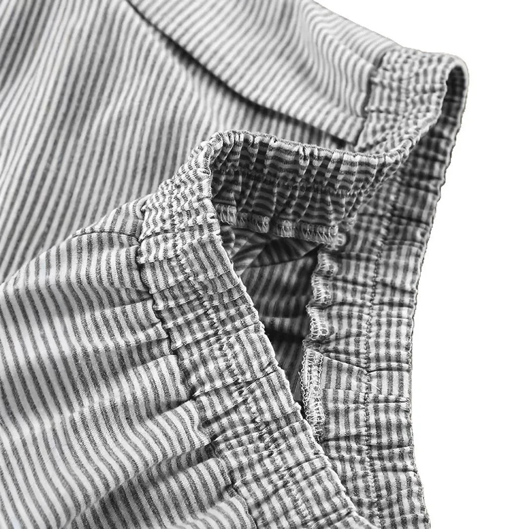 Ivy Zweiteiliges Lounge & Schlafset Weiches Gestreiftes Pyjama