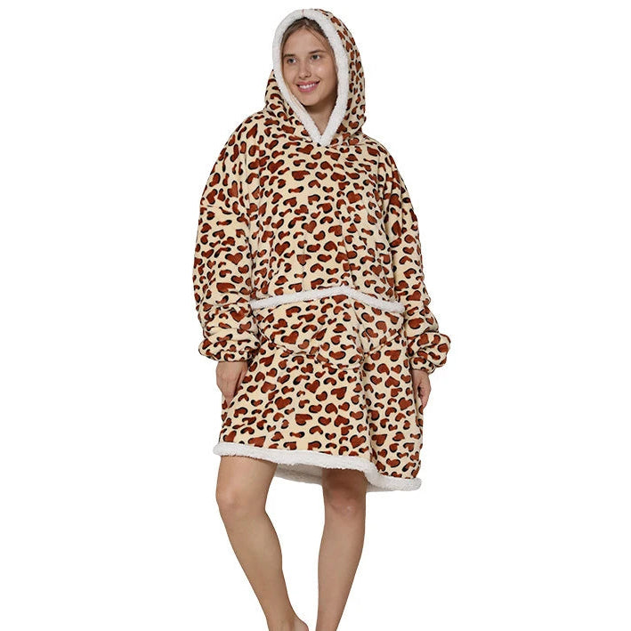 Unisex Kuschel-Hoodie Decke – Oversized & Superweich
