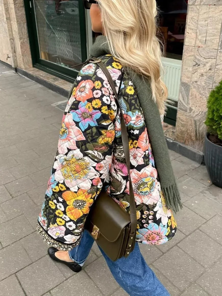 Lori Übergangsjacke mit Blumenprint