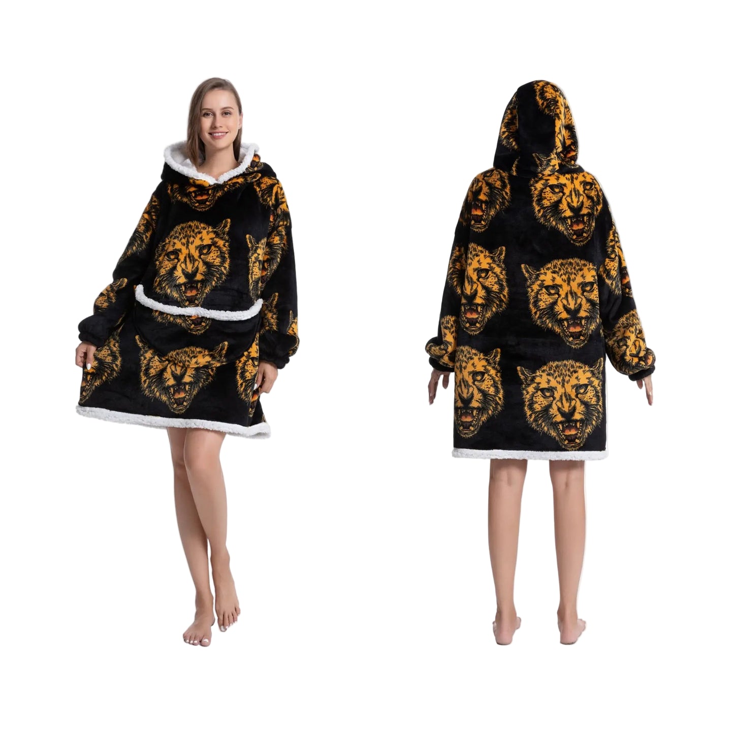 Unisex Kuschel-Hoodie Decke – Oversized & Superweich