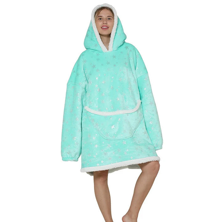 Unisex Kuschel-Hoodie Decke – Oversized & Superweich