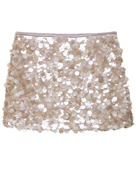 Pailletten-Minirock – Glitzernder Party Look