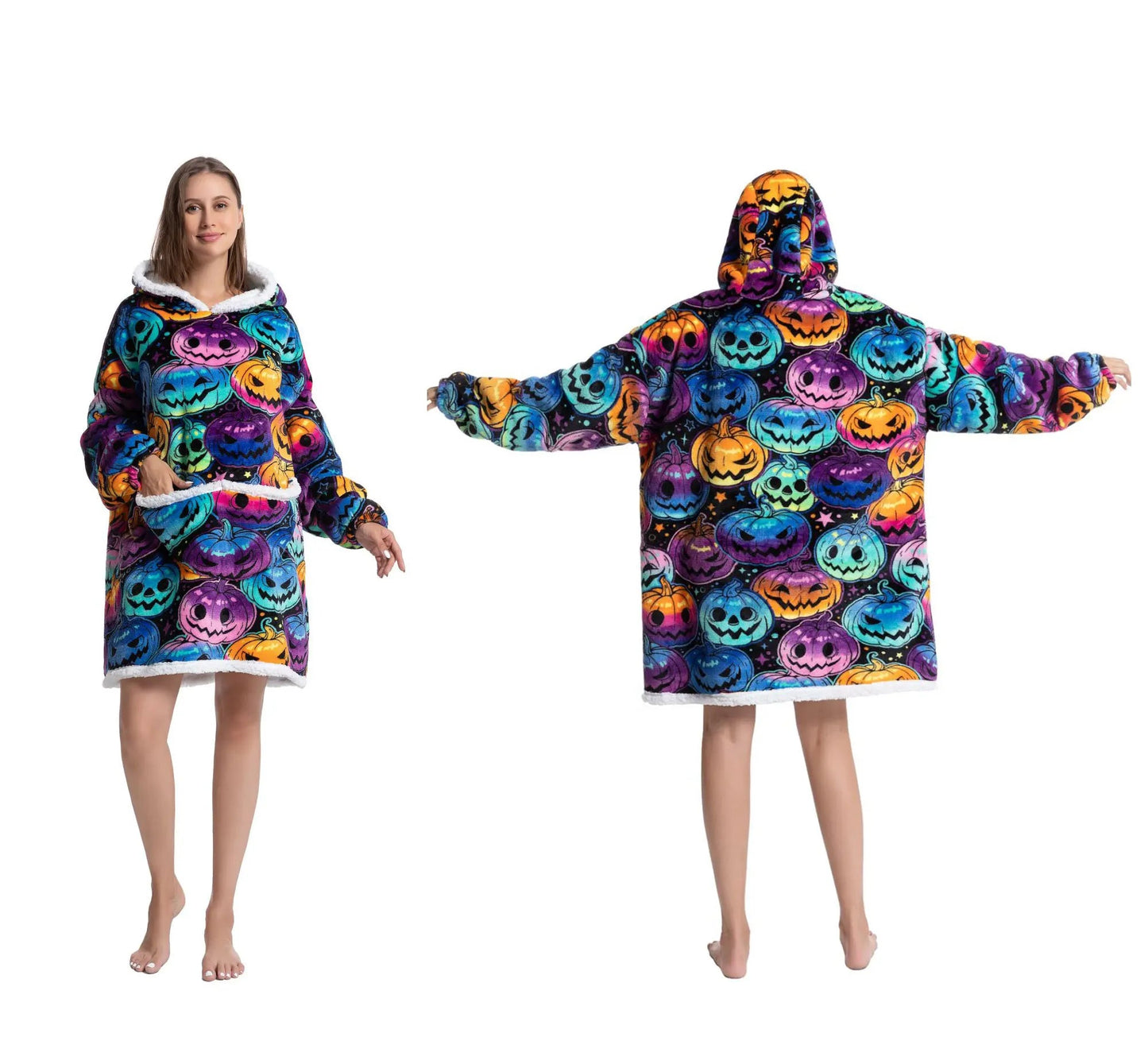 Unisex Kuschel-Hoodie Decke – Oversized & Superweich