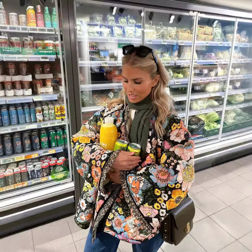 Lori Übergangsjacke mit Blumenprint