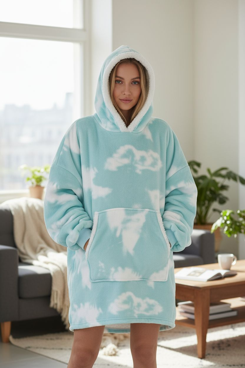 Kuschelige Oversize Hoodie-Decke - Limitierte Edition