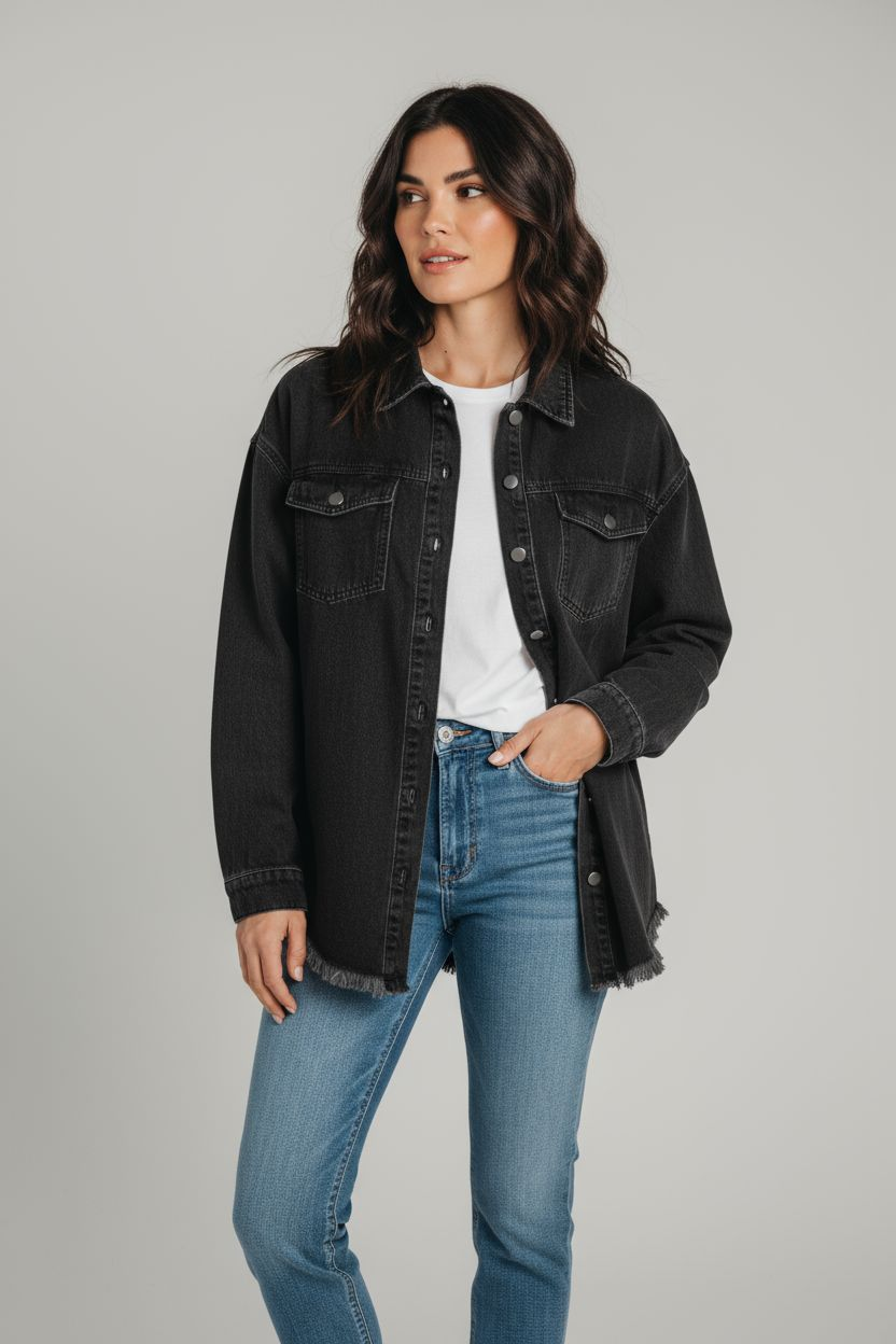 Gina Oversize Jeansjacke