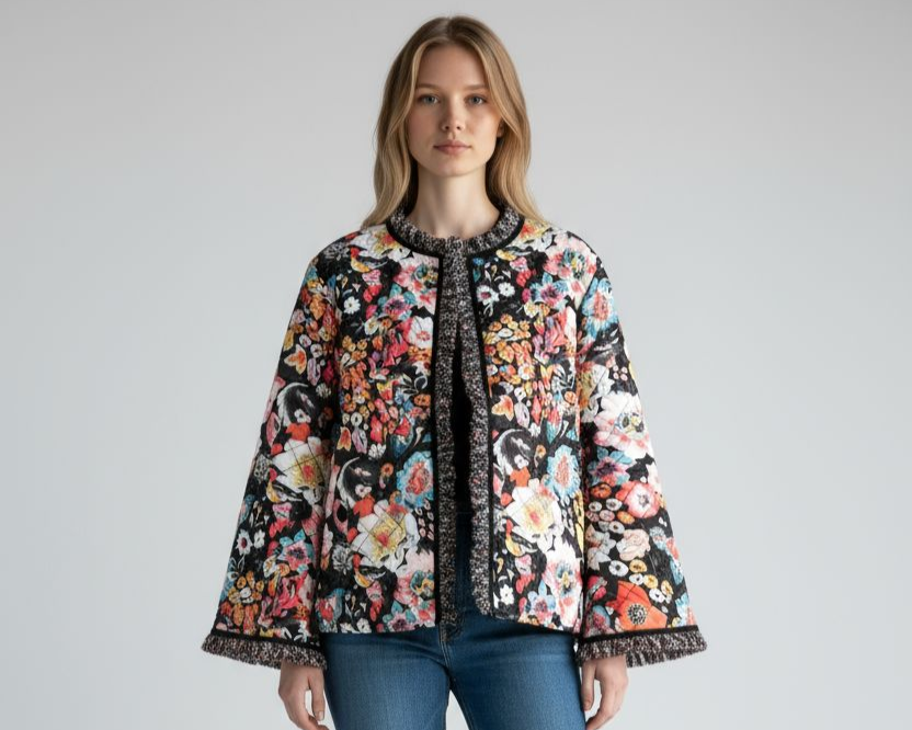 Lori Übergangsjacke mit Blumenprint
