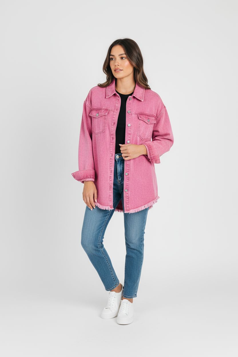 Gina Oversize Jeansjacke