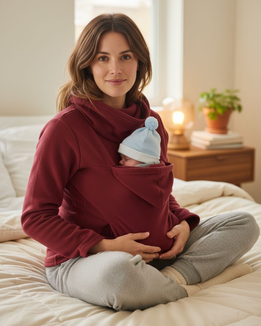 Kuscheliger Baby-Tragepullover