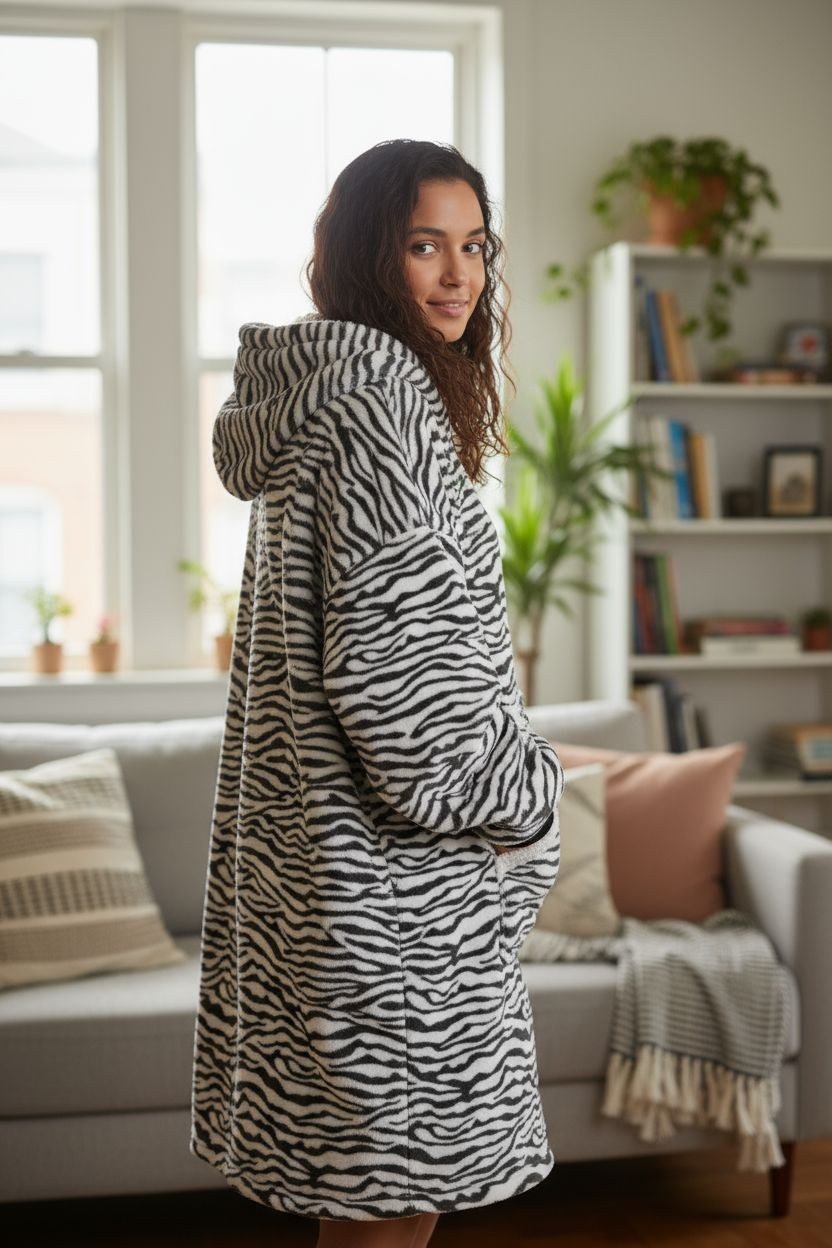 Kuschelige Oversize Hoodie-Decke - Limitierte Edition