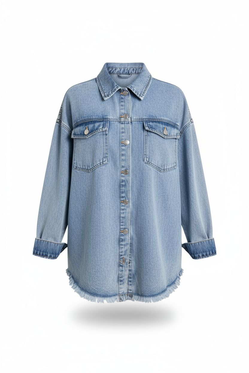 Gina Oversize Jeansjacke