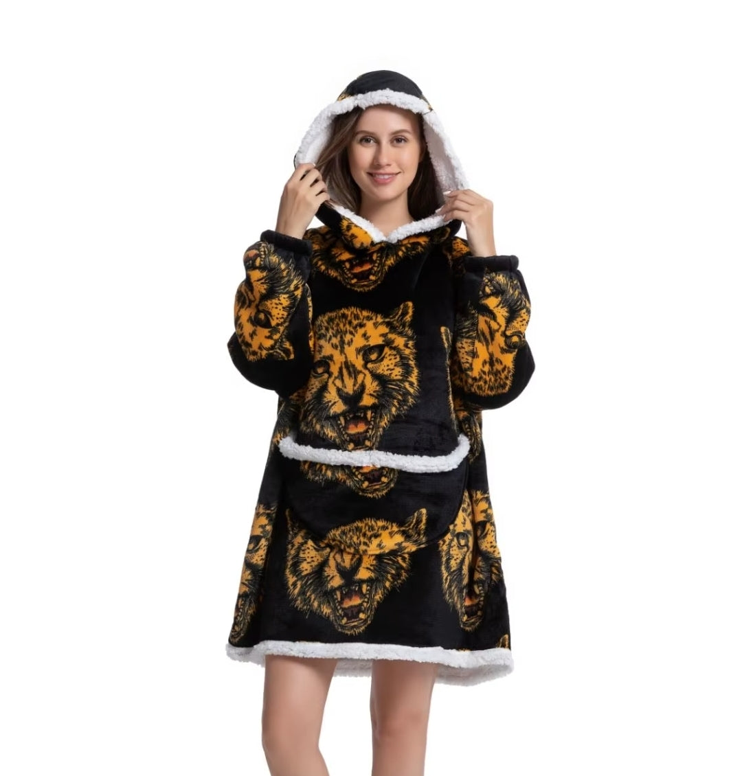 Unisex Kuschel-Hoodie Decke – Oversized & Superweich