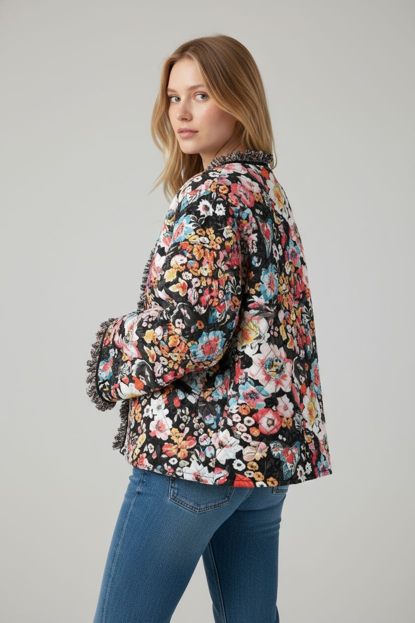 Lori Übergangsjacke mit Blumenprint