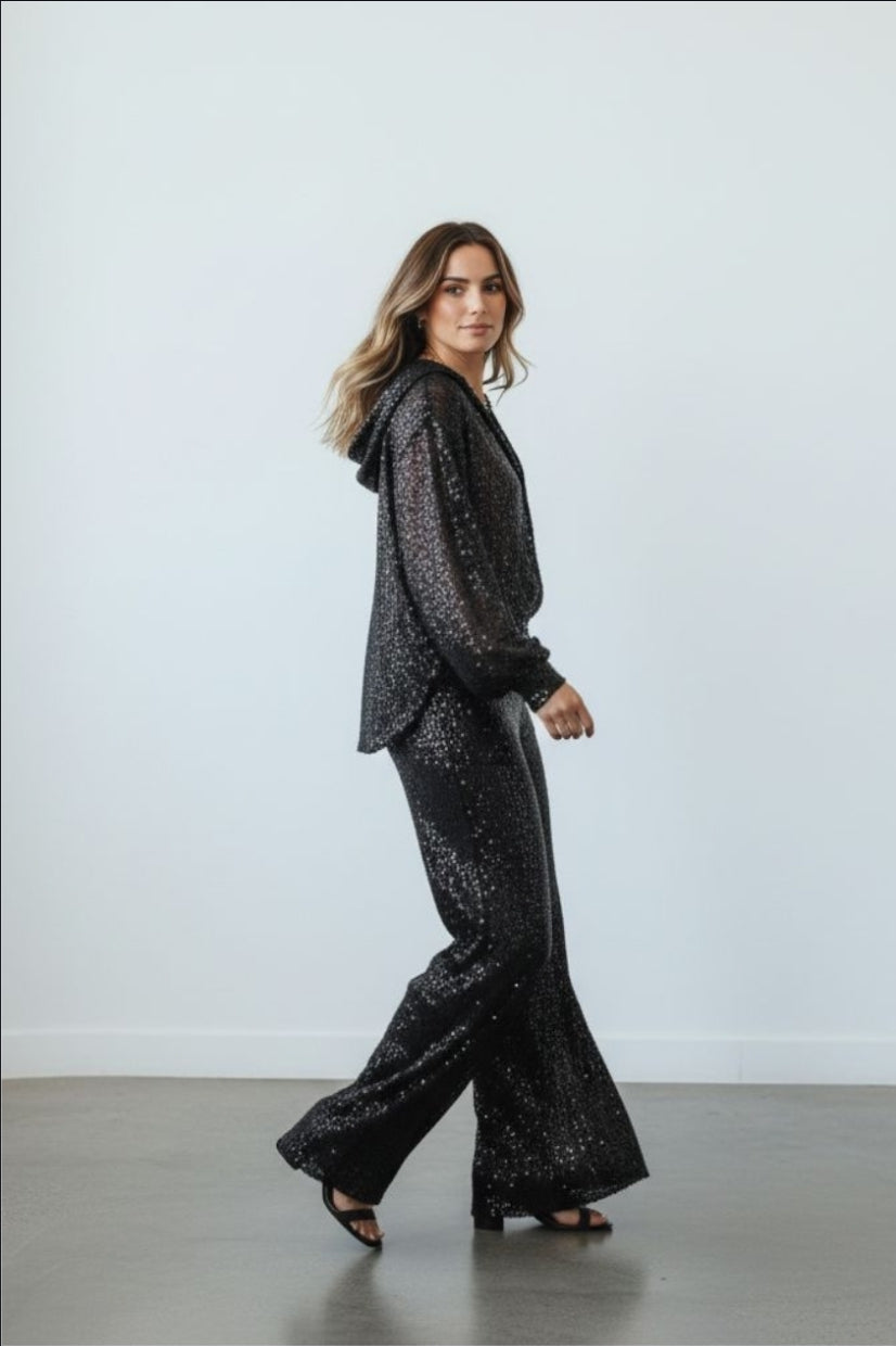 Zweiteiliges Glitzer-Set – Eleganz für jede Feier