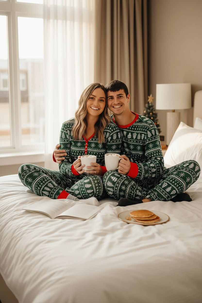 Familien Weihnachts-Pyjamas