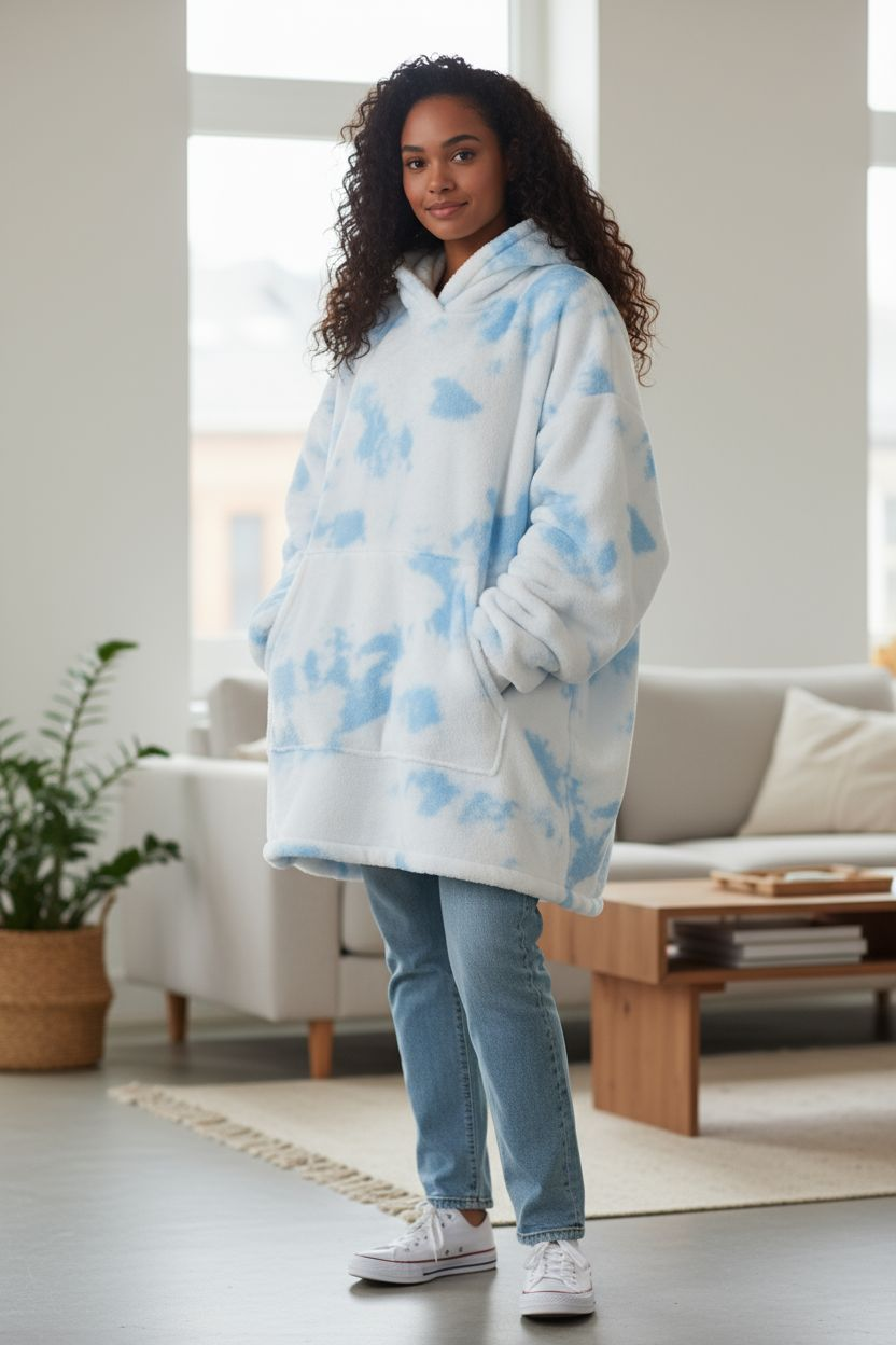 Kuschelige Oversize Hoodie-Decke - Limitierte Edition