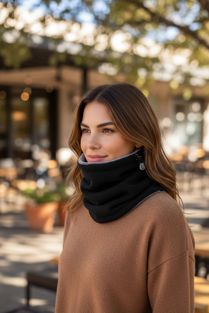 Yindy 2-in-1 Mütze & Nackenwärmer