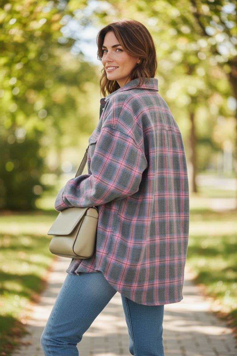Romy Hemdjacke Kariert & Weich
