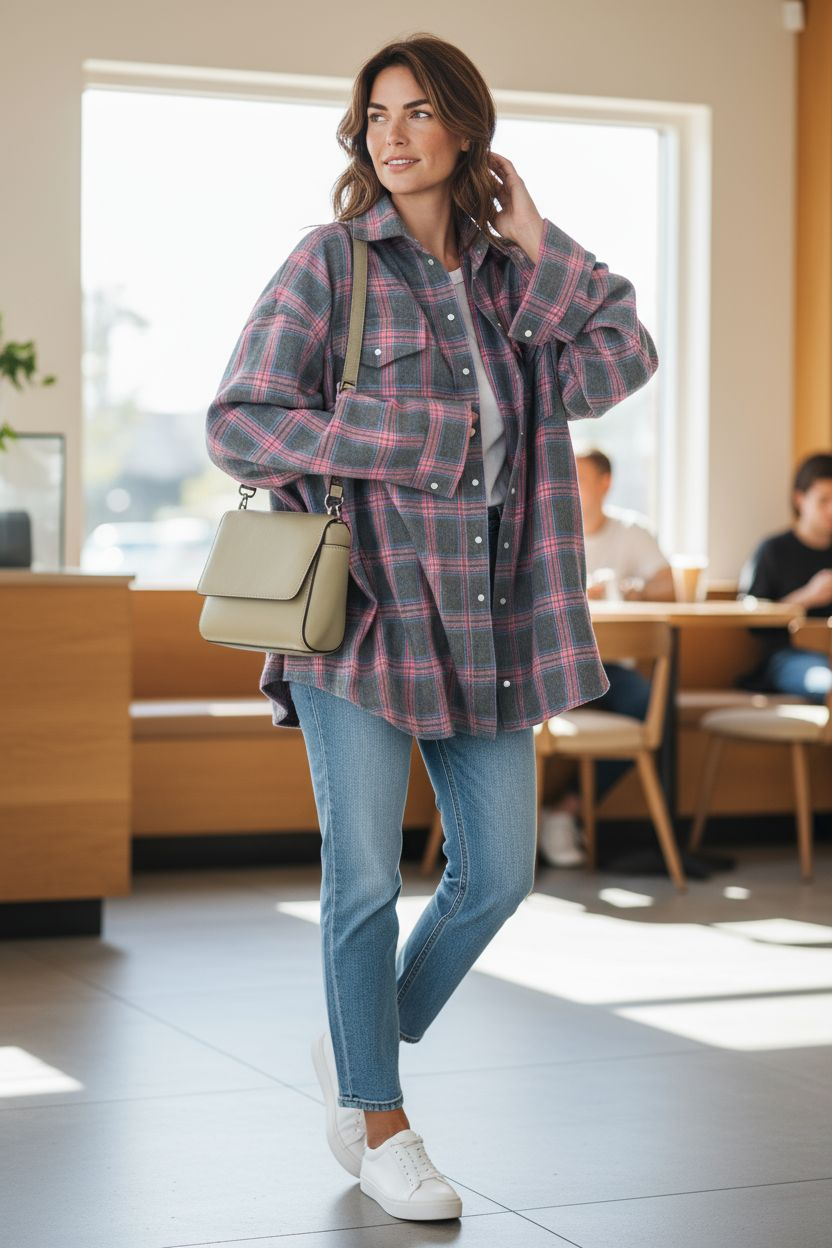 Romy Hemdjacke Kariert & Weich