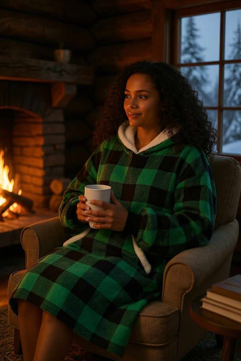 Kuschelige Oversize Hoodie-Decke - Limitierte Edition