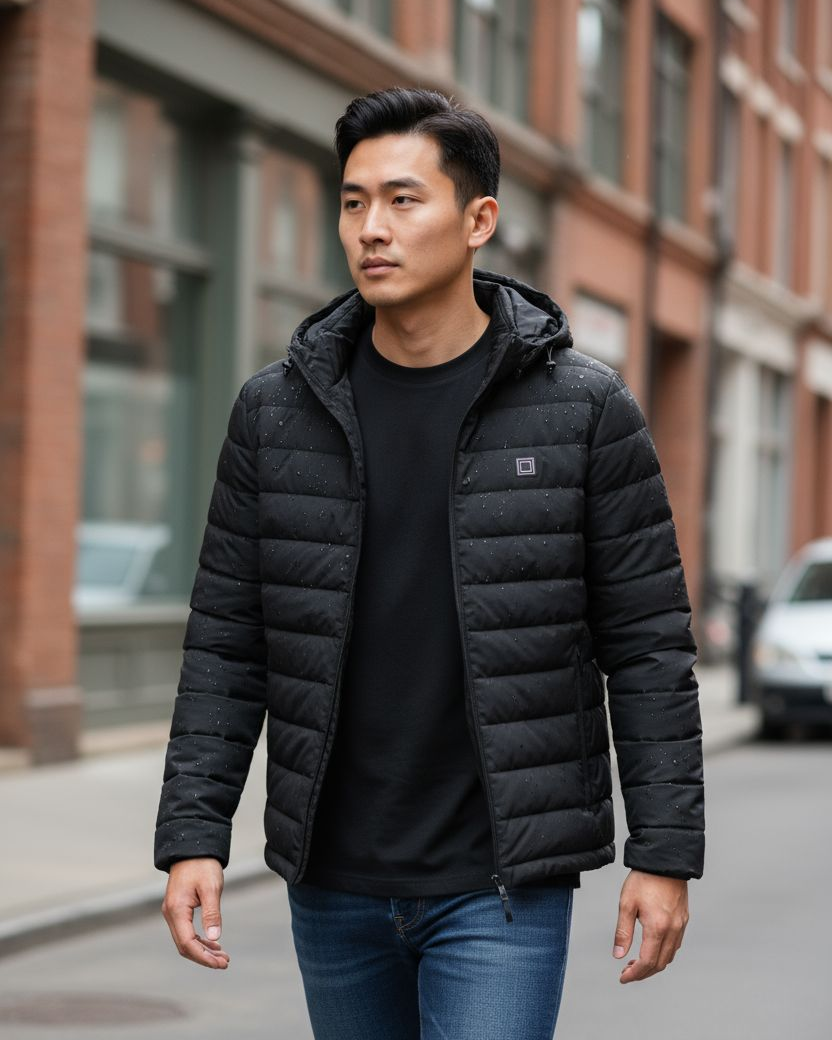 Beheizte Unisex-Jacke 21 Heizzonen & 3 Temperaturstufen