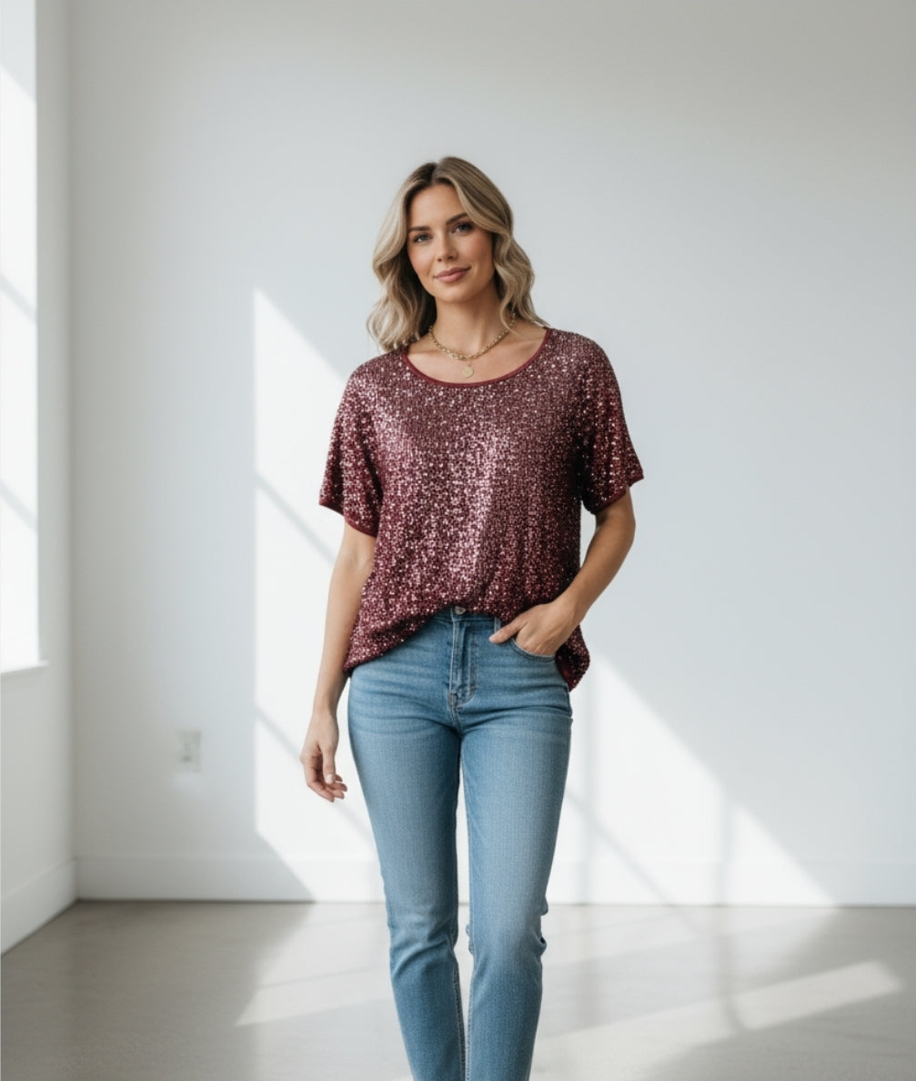 Glitzer Party T-Shirt