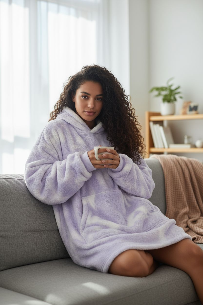 Kuschelige Oversize Hoodie-Decke - Limitierte Edition