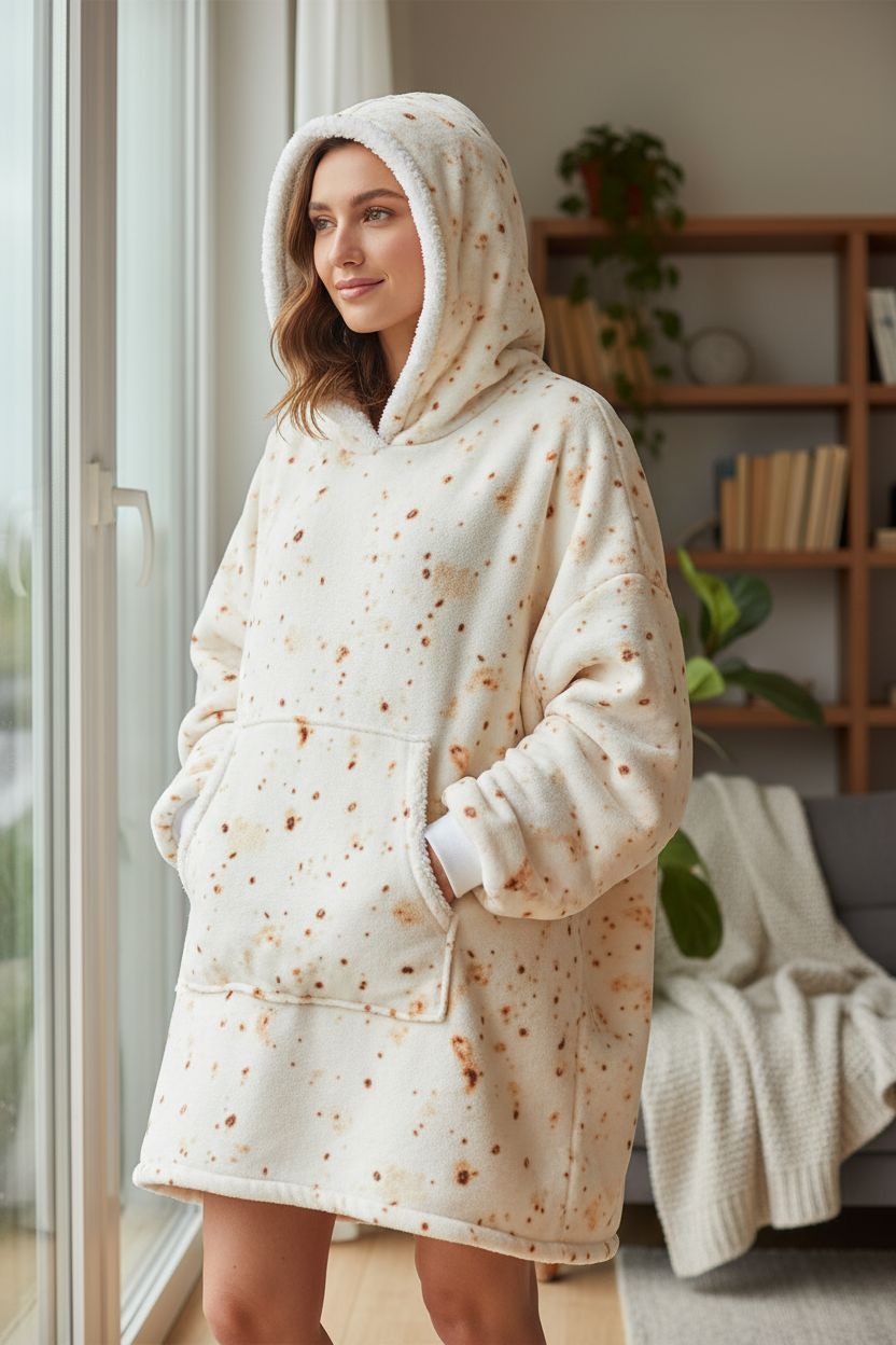 Kuschelige Oversize Hoodie-Decke - Limitierte Edition