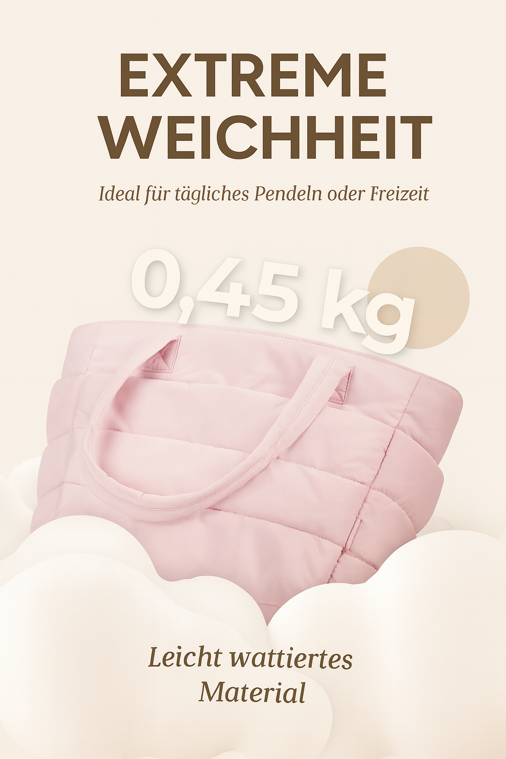 Elena Handtasche Leichte Flauschige Tote Bag