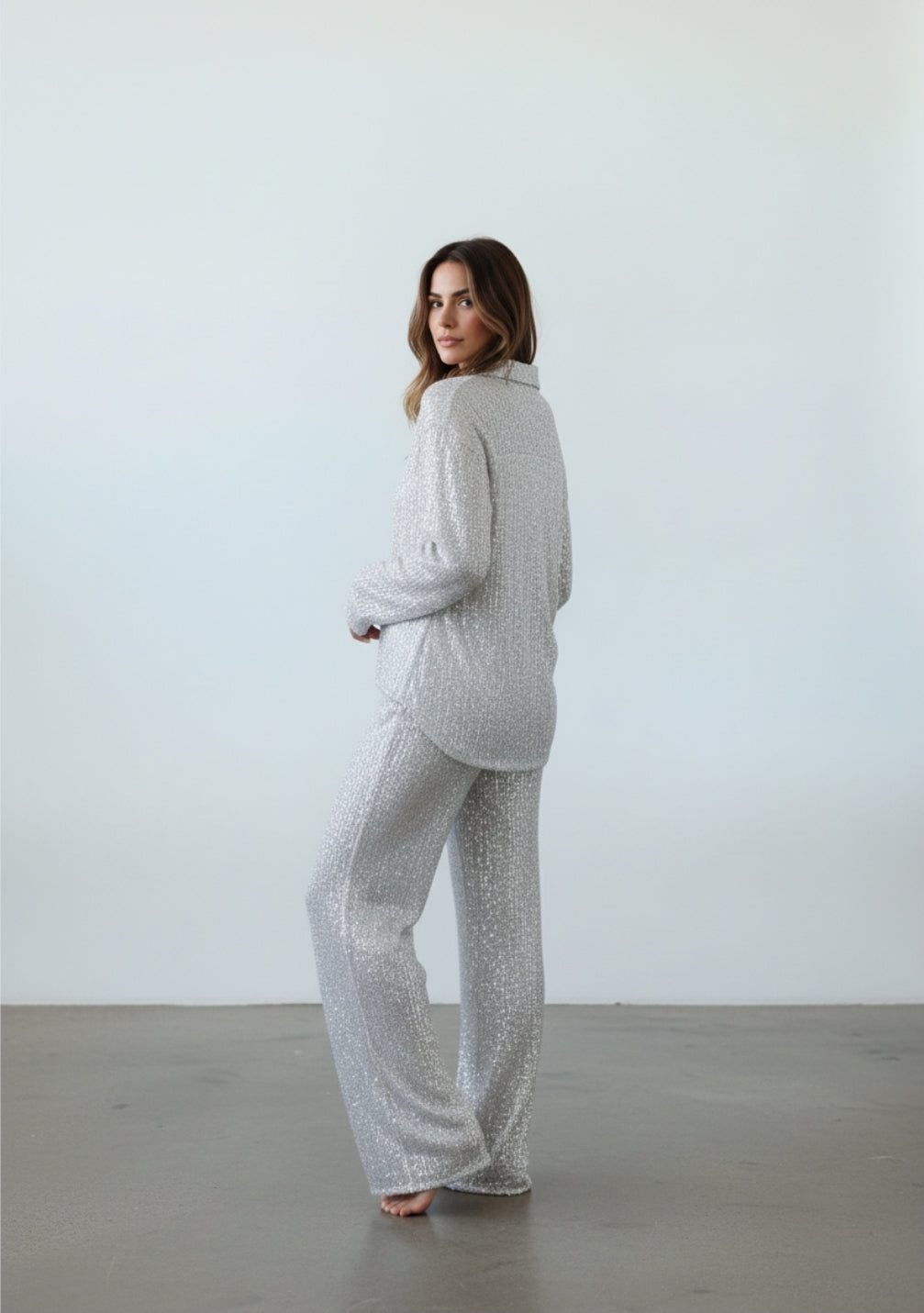 Zweiteiliges Glitzer-Set – Eleganz für jede Feier