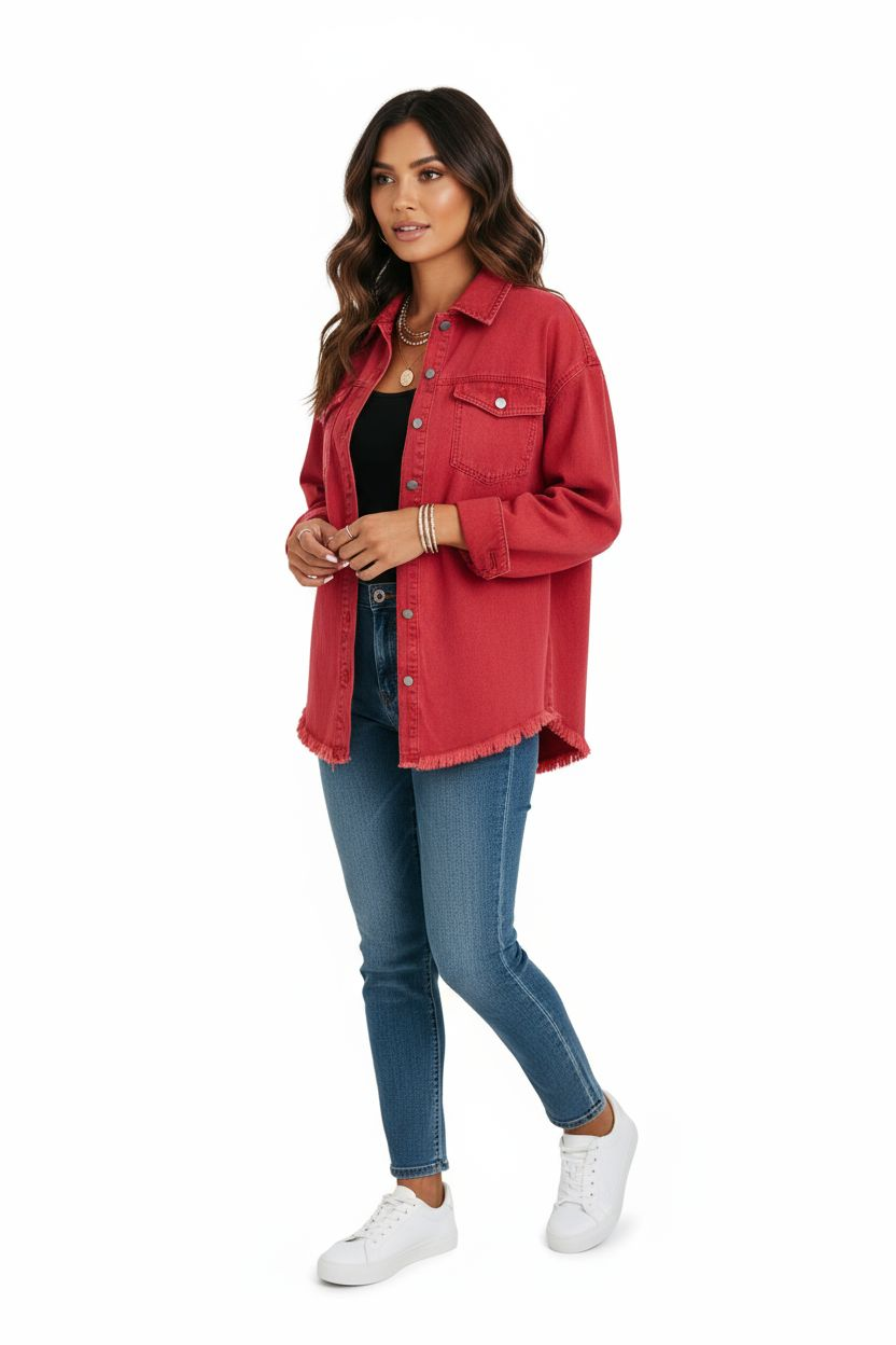 Gina Oversize Jeansjacke