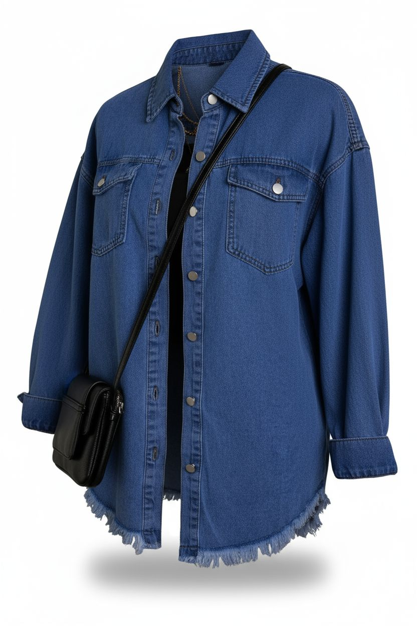 Gina Oversize Jeansjacke