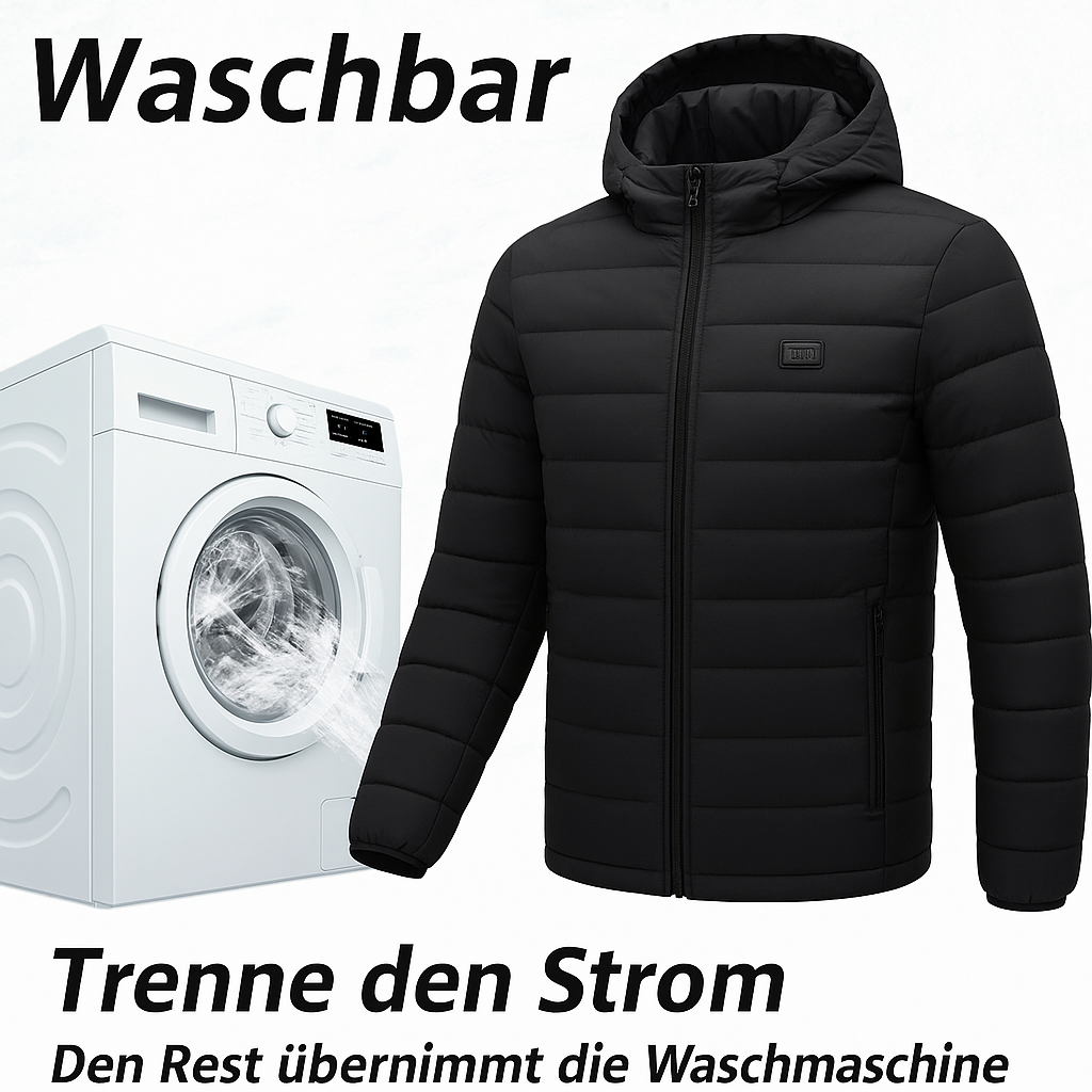 Beheizte Unisex-Jacke 21 Heizzonen & 3 Temperaturstufen