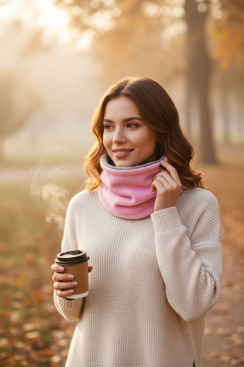 Yindy 2-in-1 Mütze & Nackenwärmer