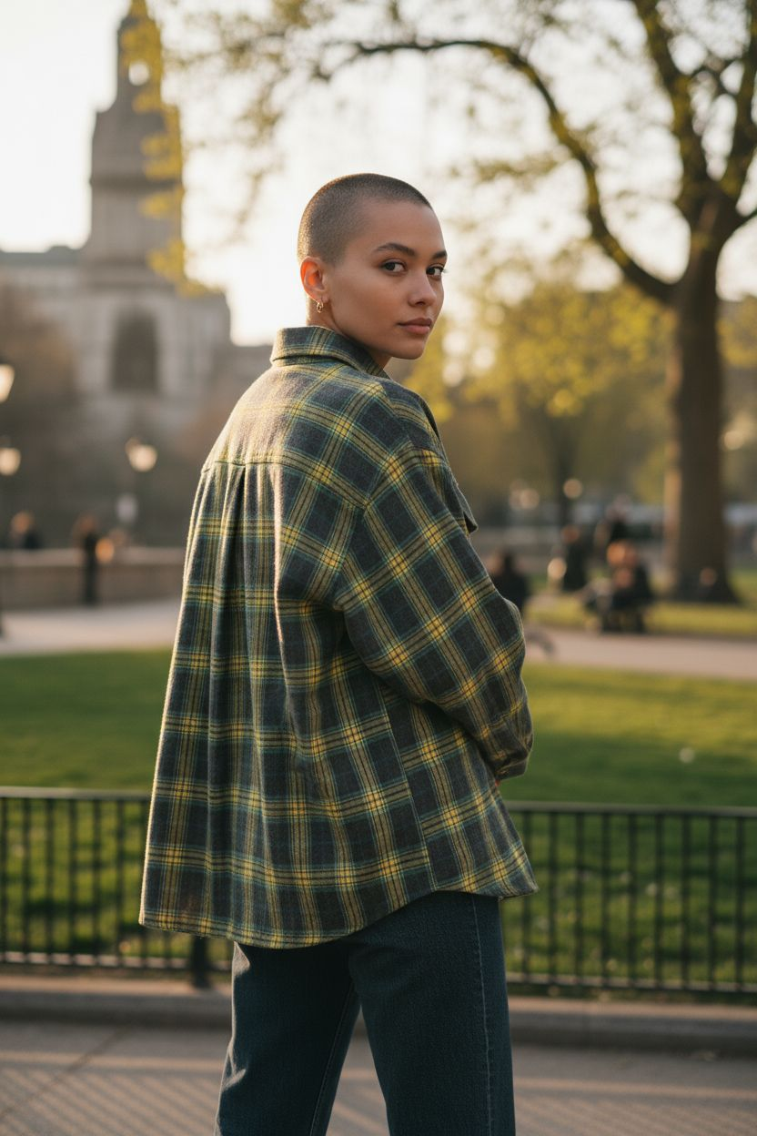 Romy Hemdjacke Kariert & Weich