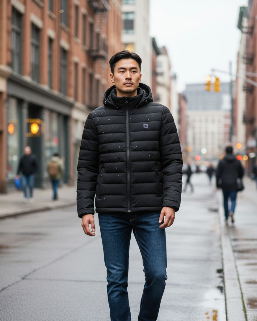 Beheizte Unisex-Jacke 21 Heizzonen & 3 Temperaturstufen